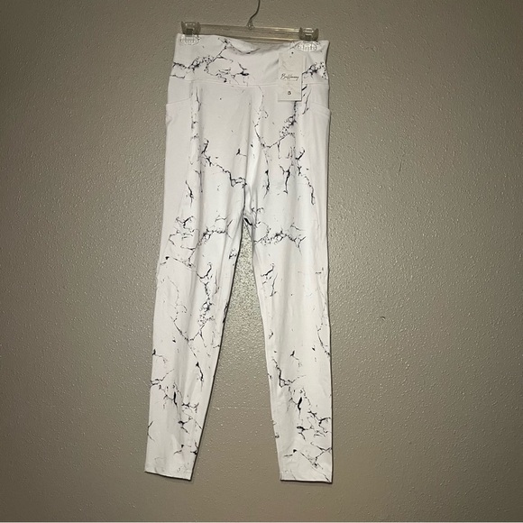 NWT BuffBunny Limitless Legging White Marble Sz. XL - Picture 4 of 14